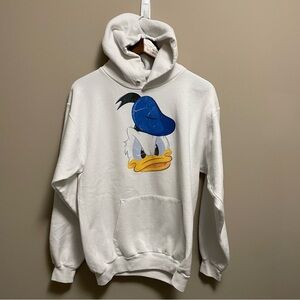 Disneyland Resort Donald Duck Distresses Graphic Sweatshirt Men Women Medium